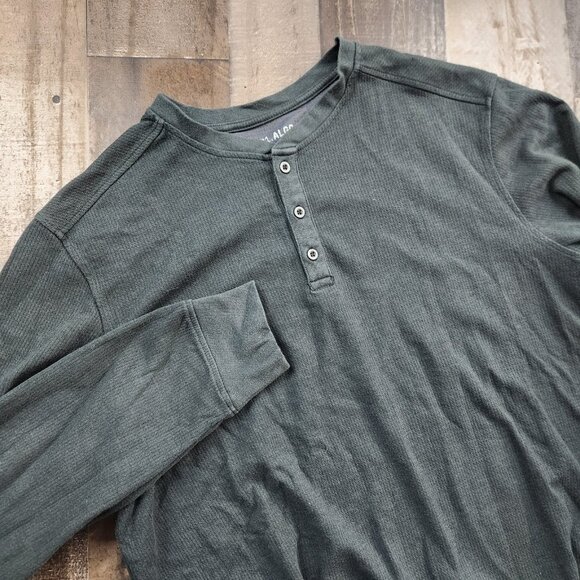 Mens 01.Algo Performance Henley size XL UV Quick Dry Long Sleeve Thermal Shirt - Picture 1 of 8